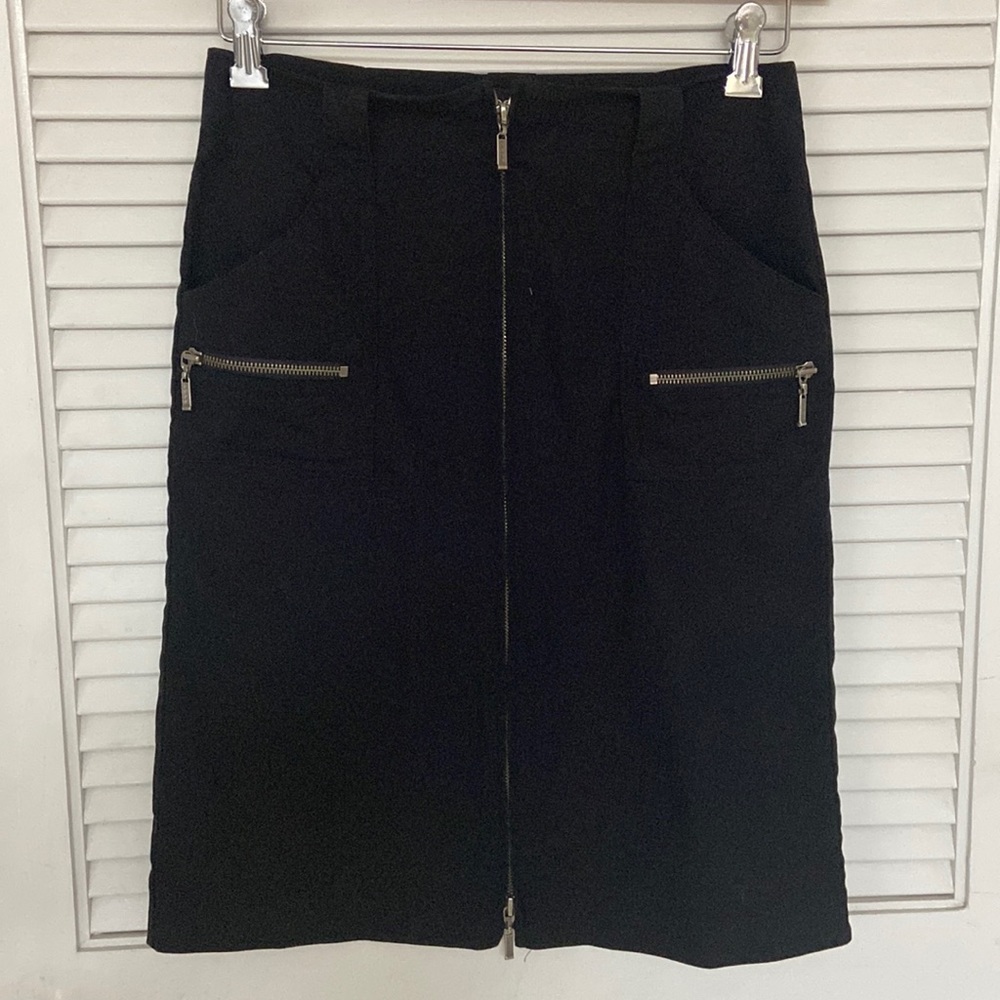 Bebe zipper front skirt